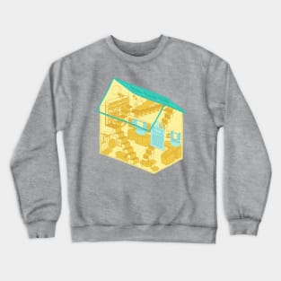 Optically Living Big Crewneck Sweatshirt